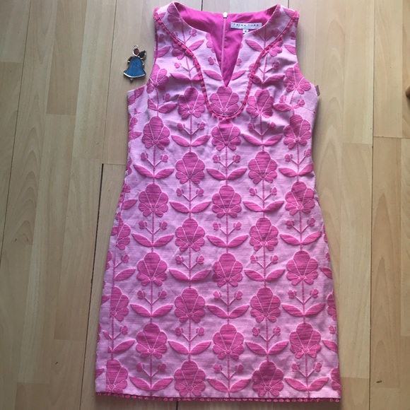 NWOT Trina Turk Pink Lemonade Dress - Picture 2 of 11